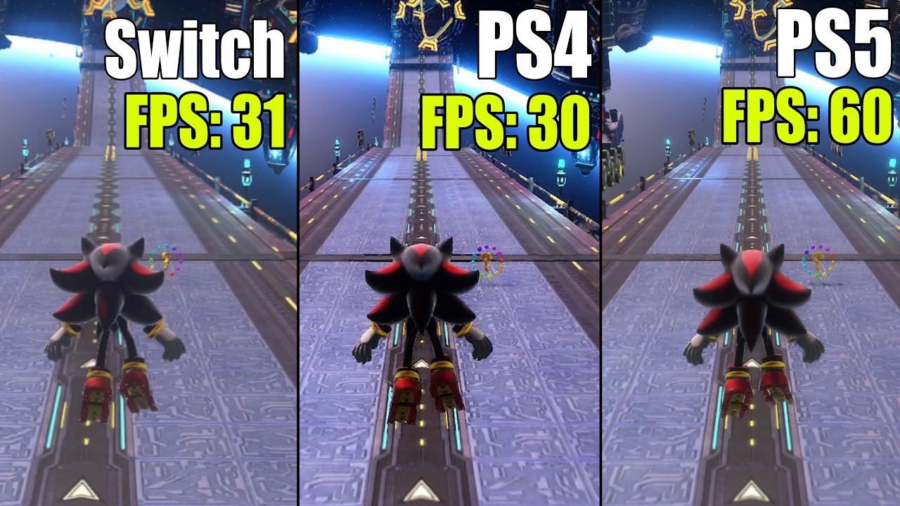 Sonic X Shadow Generations: Nintendo Switch, PS4 и PS5 | Технический обзор и тест FPS