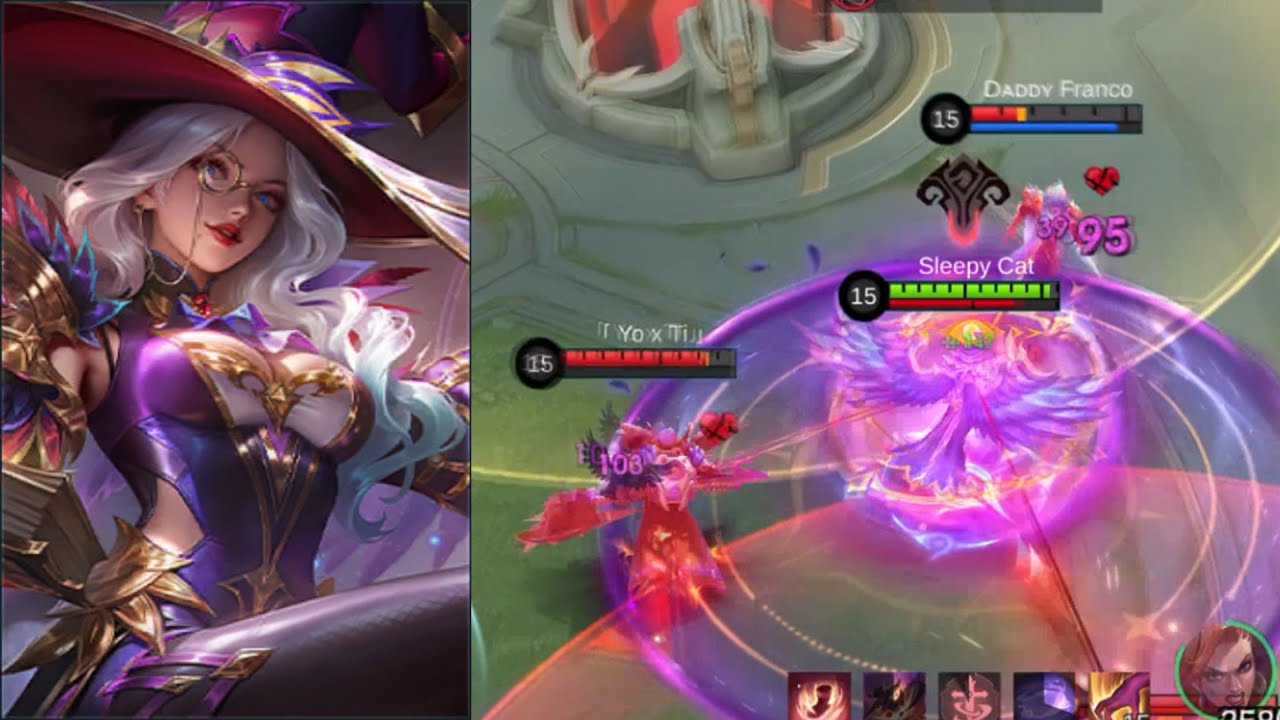 Алиса, учительница волшебства, не проявляет милосердия к врагам - Mobile Legends