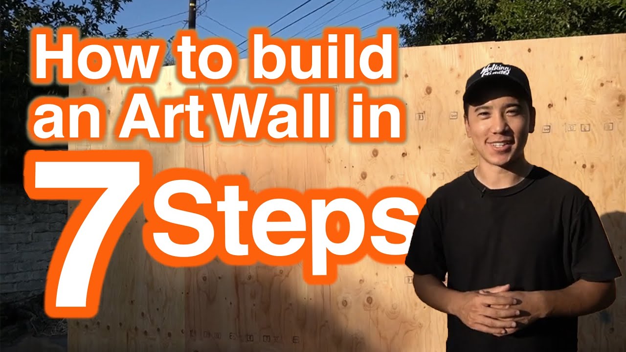 How to Build an Art Wall!