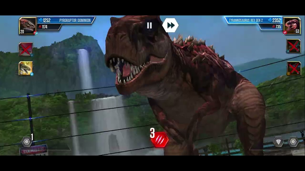 Getting the last fragments of the pteranodon / in Jurassic World the game 
