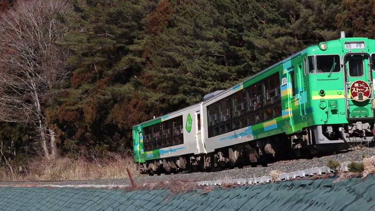 八戸線 キハ48形 9421D「風っこストーブうみねこ号」 侍浜～陸中夏井 2026年2月1日