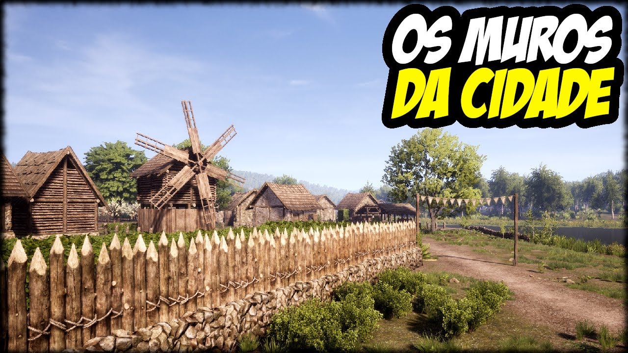 INÍCIO DA CONSTRUÇÃO DOS MUROS DA CIDADE | MEDIEVAL DYNASTY HARDCORE EP 31