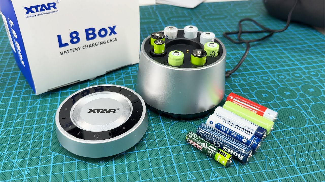 XTAR L8 Box Li-ion Battery Charger | One Charger for All batteries