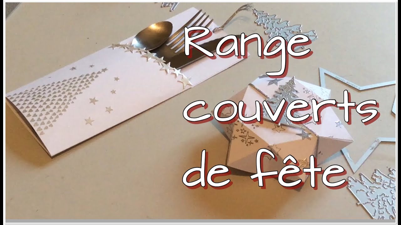 Tuto vidéo range couverts pour votre table #031