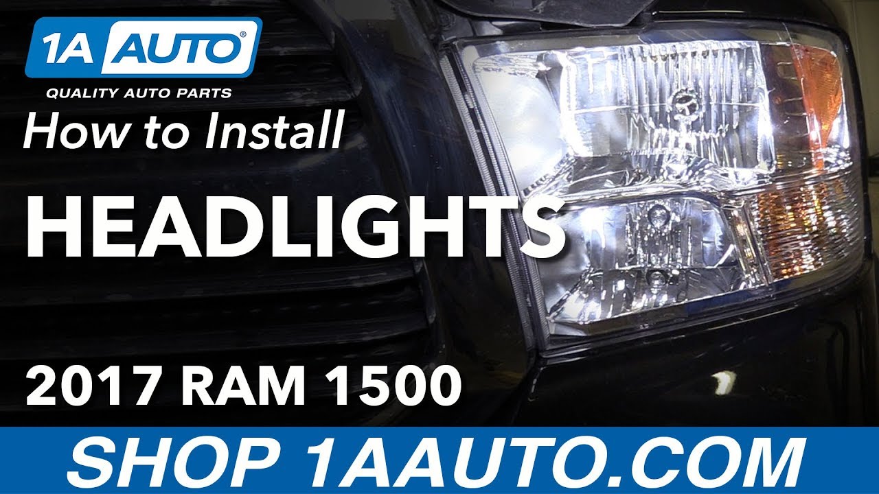 How to Replace Headlights 11-17 Ram 1500