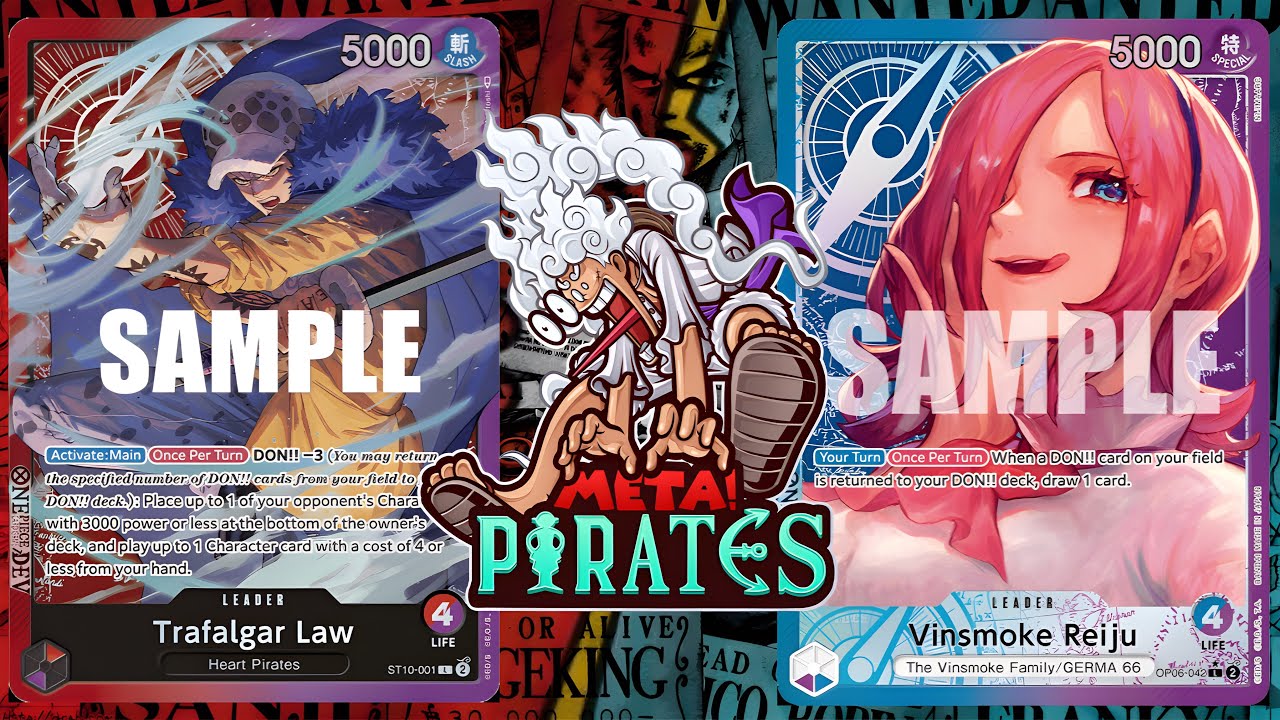 Red Purple Law VS Reiju | One Piece TCG | EB01 Gameplay