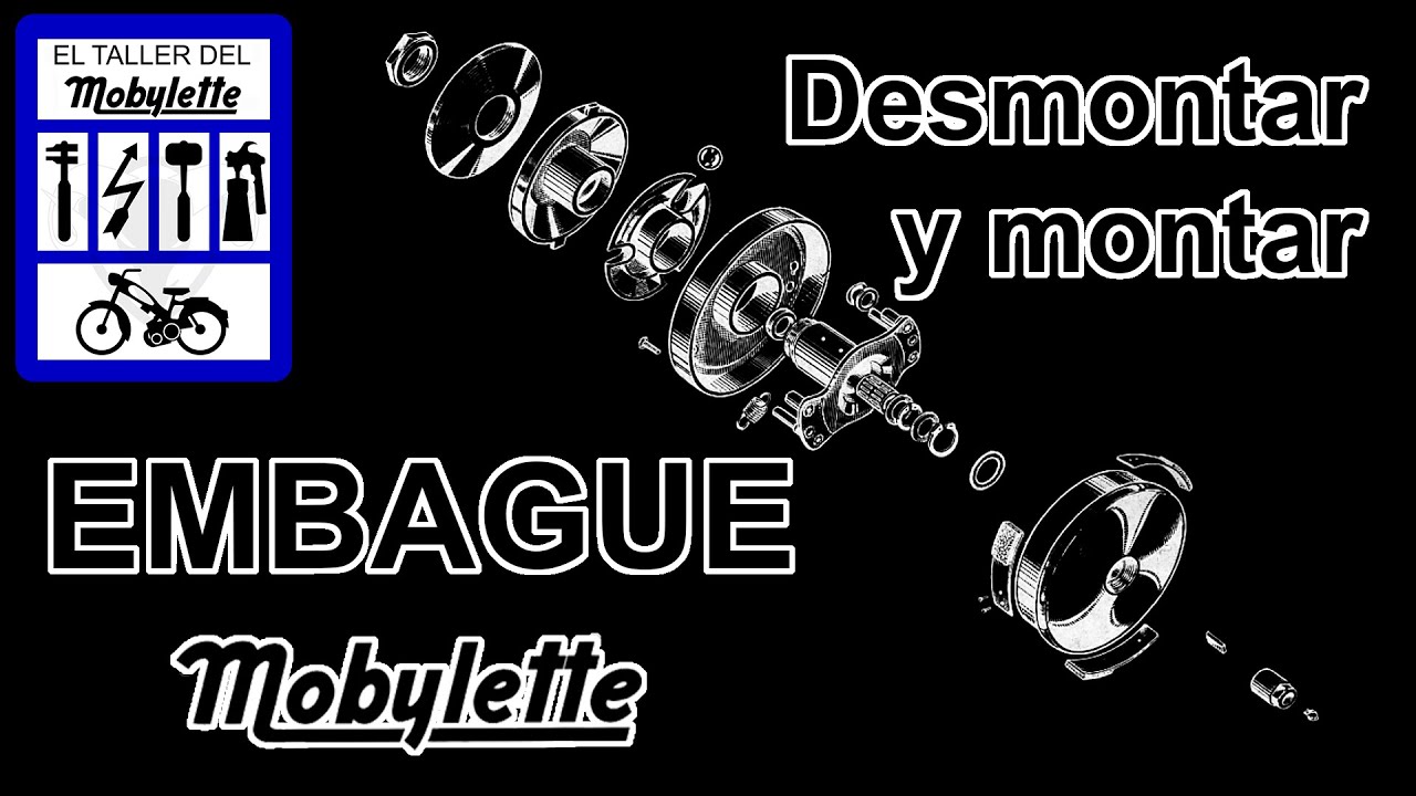 Desmontar y montar el embrague del Mobylette, paso a paso.