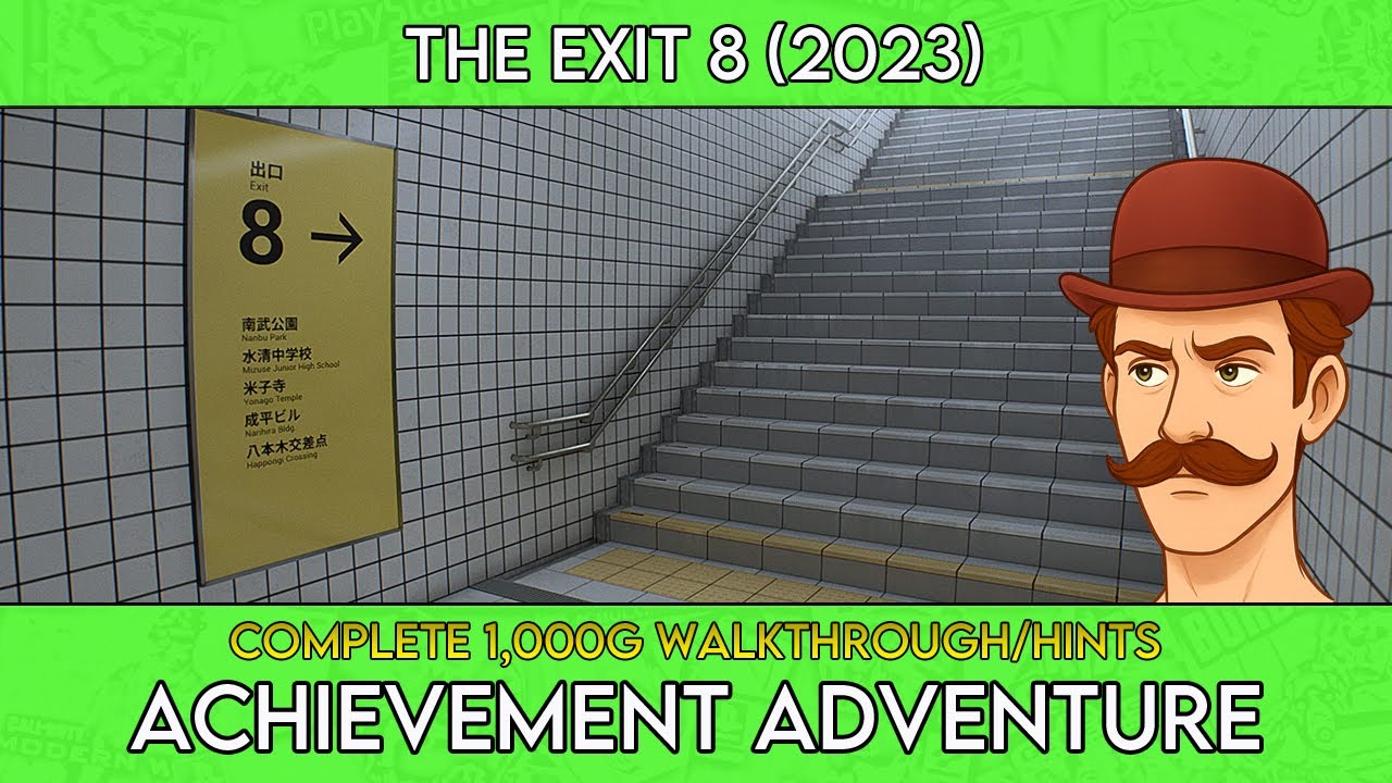 The Exit 8 | All Achievements in UNDER 30 Minutes (Full Completion Run)