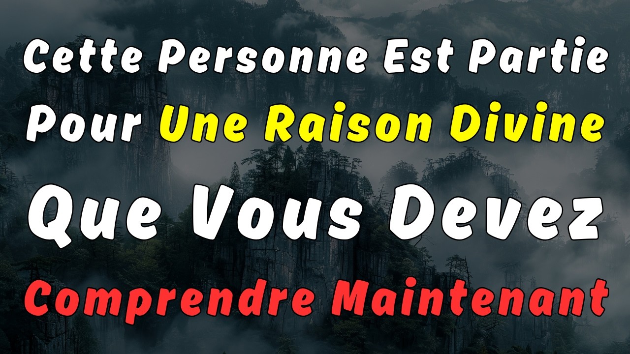 SI DIEU LES A RETIRÉS DE VOTRE VIE, N'OSEZ PAS Y RETOURNER PARCE QUE... | Faits Psychologiques