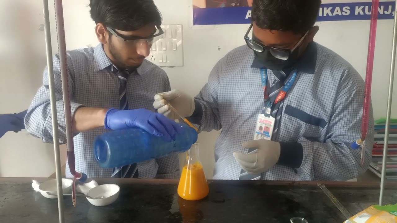Acid test chemistry 