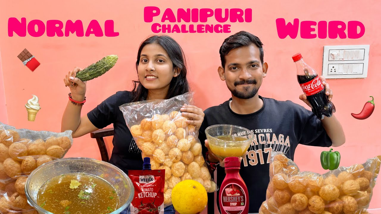 Panipuri Eating Challenge | Normal Or Weird | Real    Payal