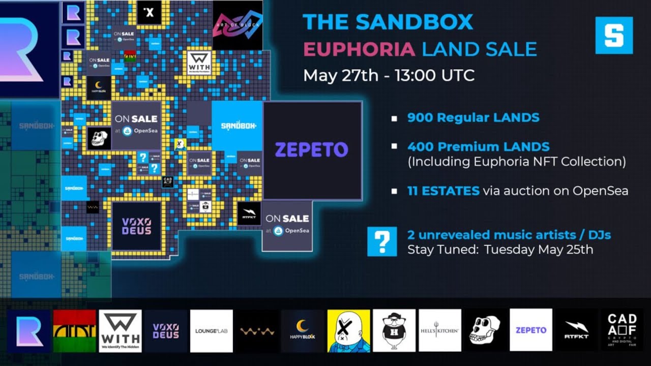The Sandbox May 2021 LAND Sale: Euphoria!