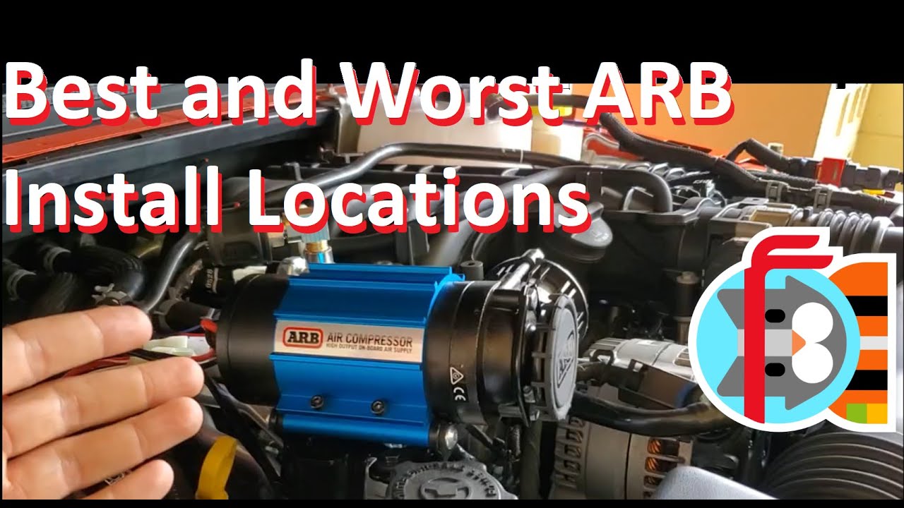 The best and worst location to install an ARB Compressor. 2020 Jeep Editions