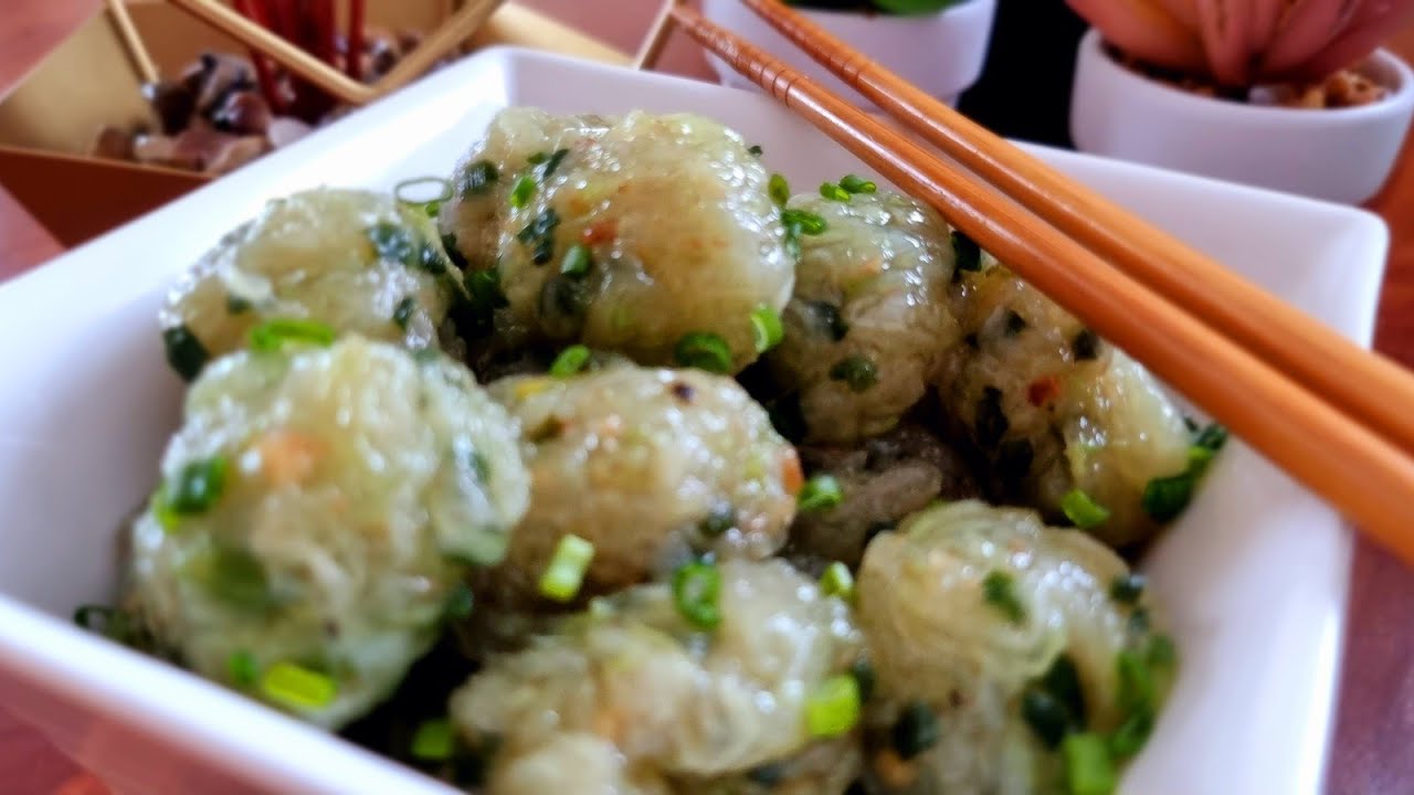 Boulette chou chou/ Mauritian Niouk Yen/ Chayote Dumplings