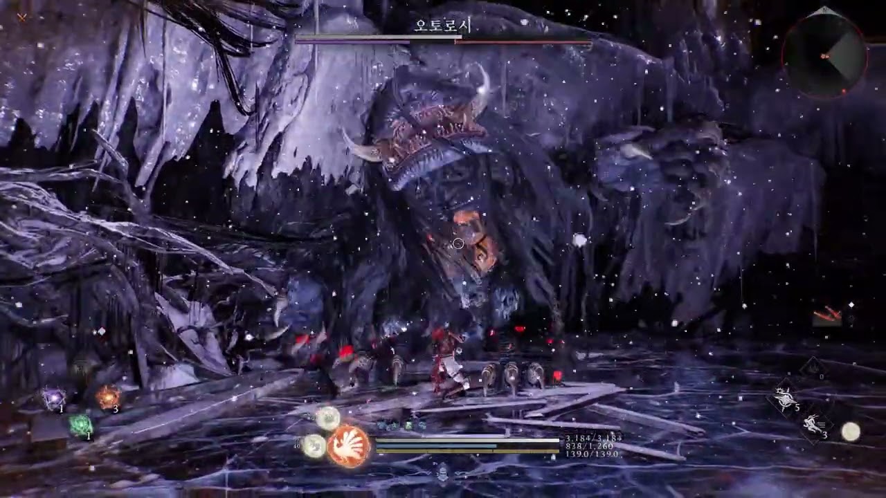 인왕3 2회차 1렙무기 오토로시 노데미지/Nioh3 NG+ Lv1 Weapon Otoroshi No Damage