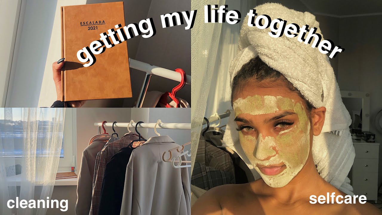 getting my life together: cleaning + selfcare + nails etc