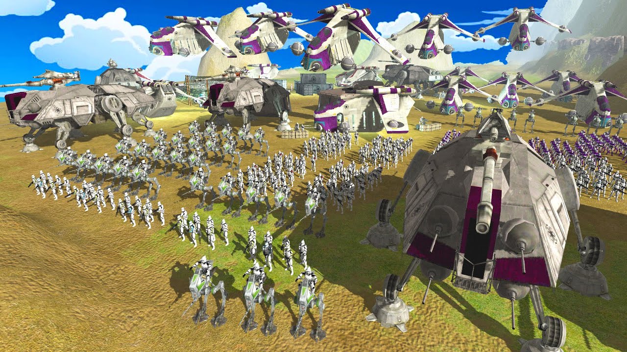Clone Army Task-Force Deployment... - Men of War: Star Wars Mod