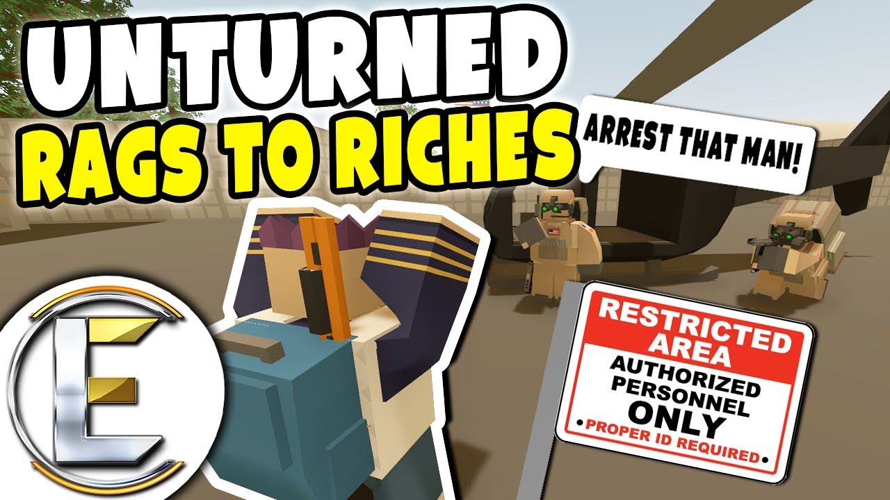 Military Restricted Area - Unturned Roleplay Rags to Riches #68 (Military Arrest)