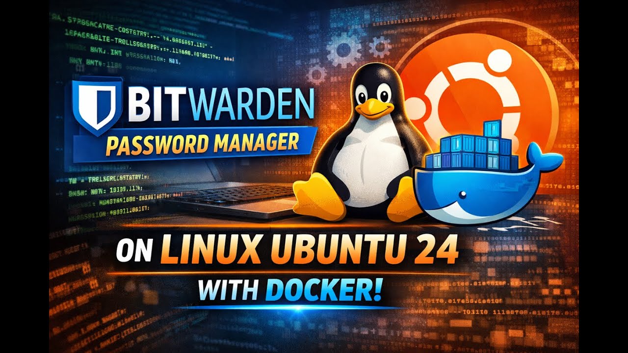 Install Bitwarden Password Manager on Linux Ubuntu 24.04.02_LTS with Docker!