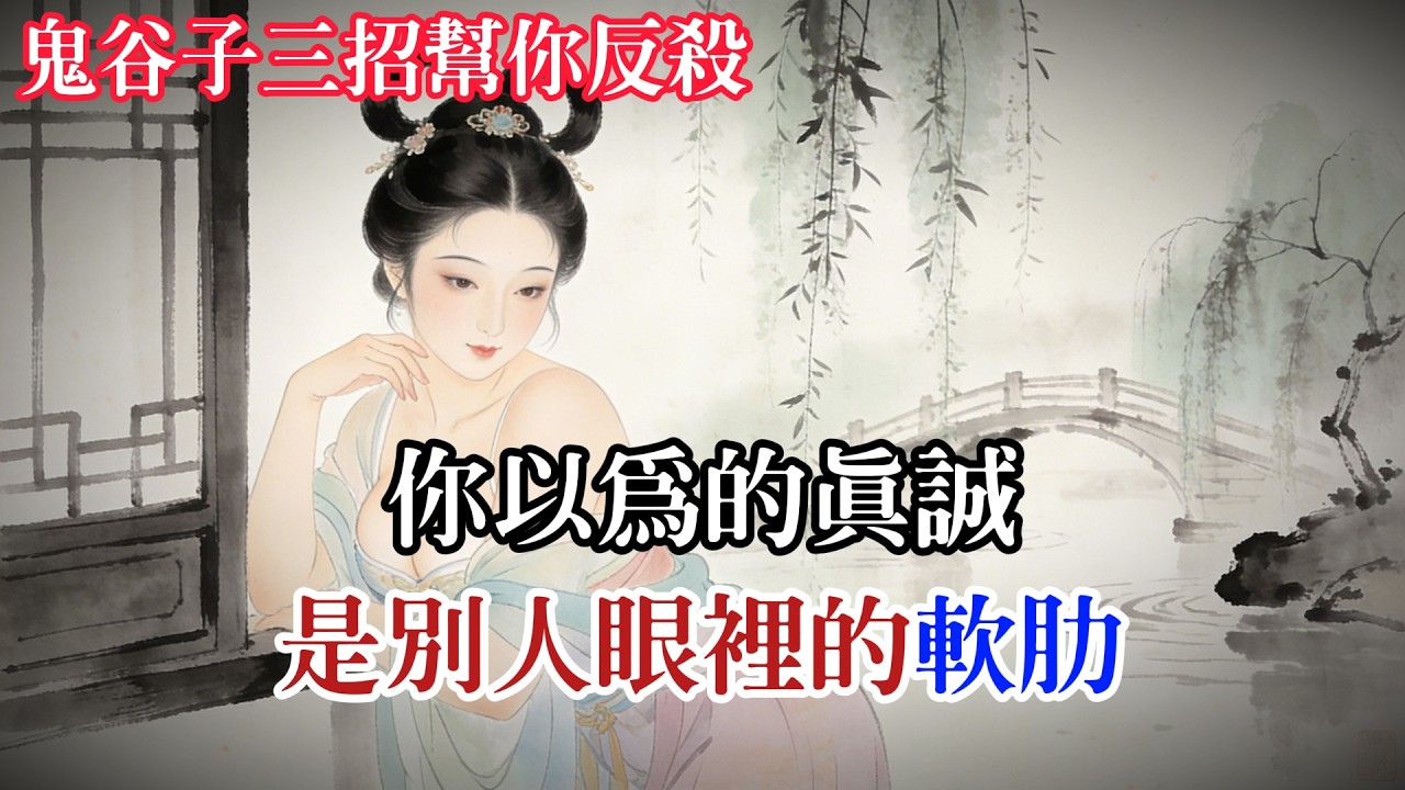 你以為的真誠，是別人眼裡的軟肋——鬼谷子三招幫你反殺|雙賢鬼謀 #鬼谷子 #謀略智慧 #莊子