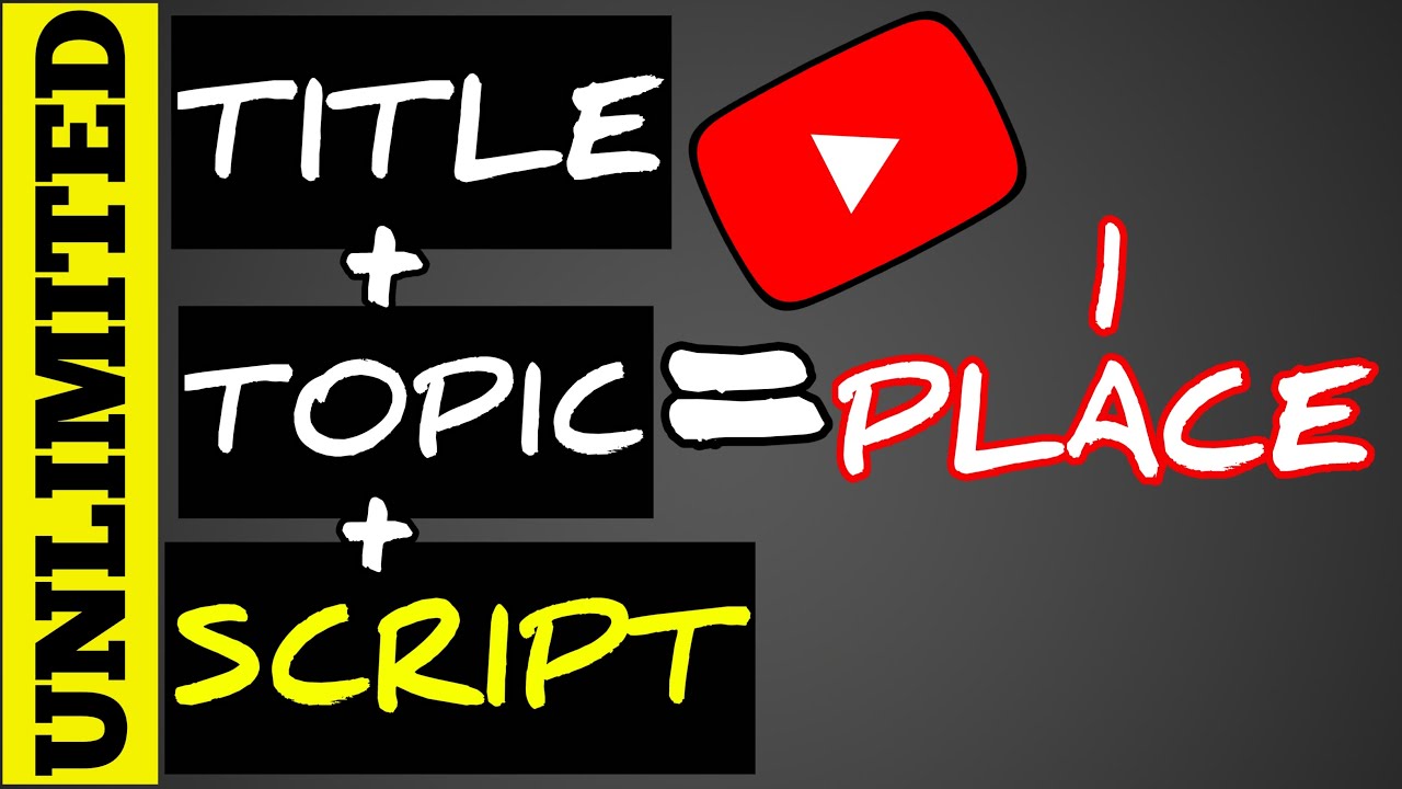 Unlimited Topic | Title | Script For YouTube Videos @TechnicalGyan