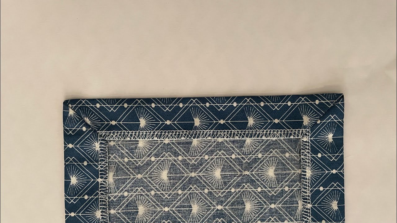 Kako jednostavno I precizno uraditi coskove na stolnjaku krpama #sivenjezapocetnike #sewing #diy 