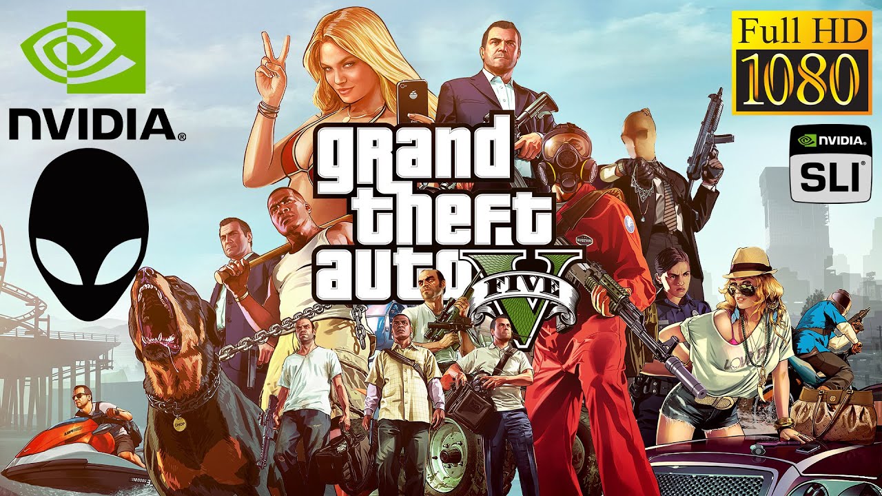 Alienware Area 51- GTA V - 1080P-ULTRA - 60 FPS - Benchmark - GTX 980