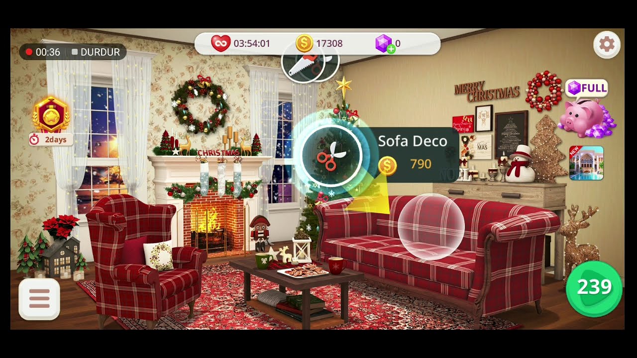 My Home Design Story : Episode Choices (My Christmas Room!!!!! ^O^)