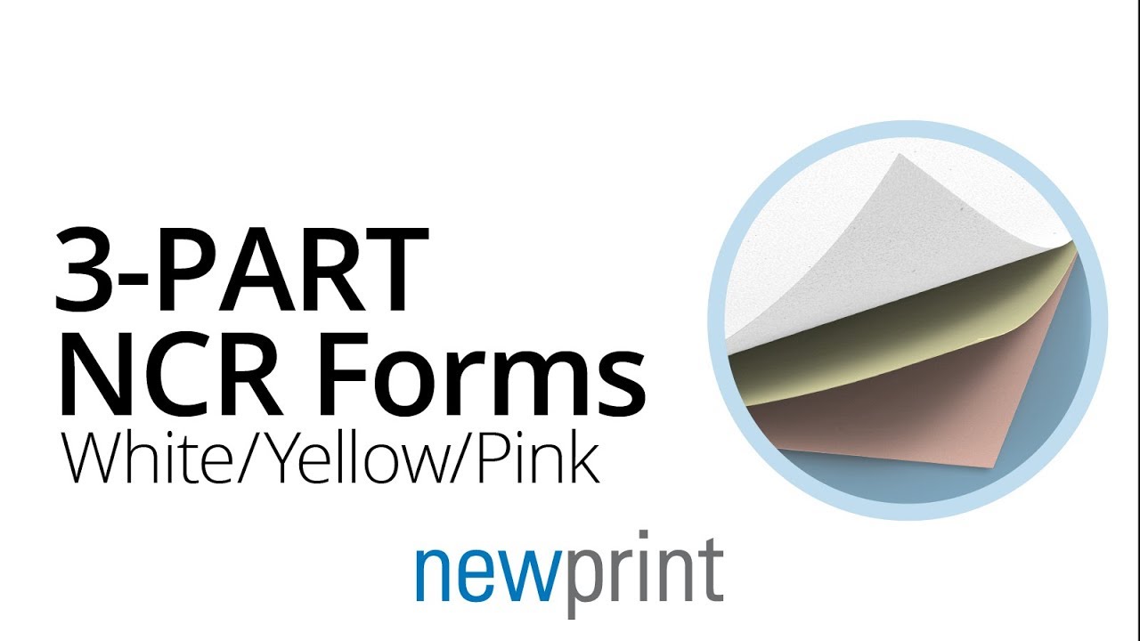 Full Colored 3 Part NCR Forms | Newprint