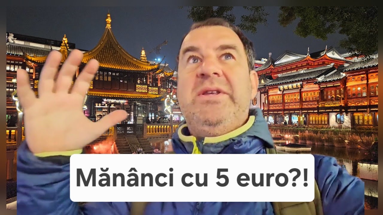 Cel mai frumos loc din Shanghai 🇨🇳 Mâncare la 5€ și vin de 55°