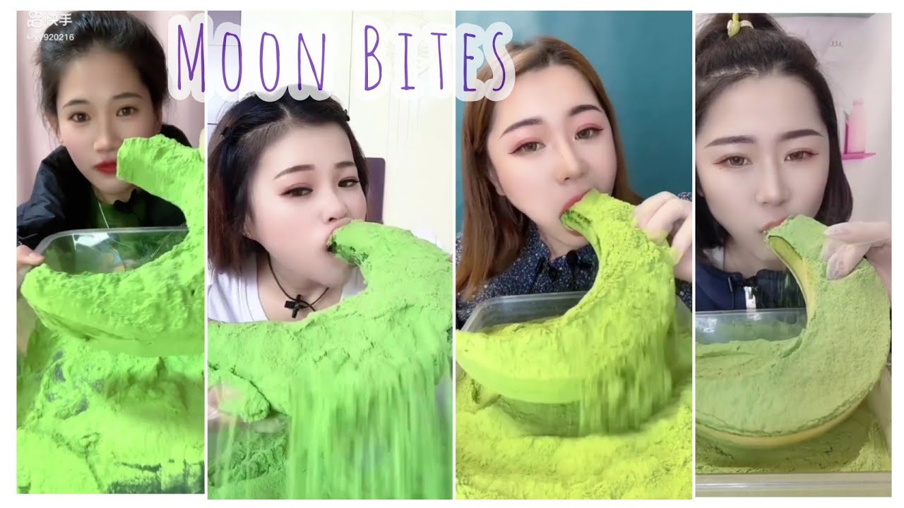 ASMR :Heavy Matcha Powder| Bites Only • Soft Ice • Hard Ice• White ice eating• V-Good Crunchy Ice