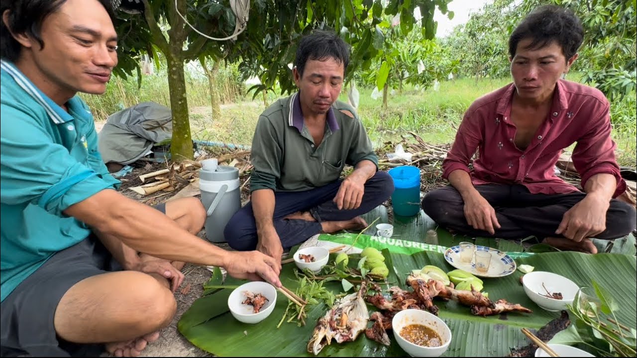 Chuột Nướng Ngoài Đồng Lai Rai Sau Chuyến Đi Săn | hunting | - TT2189