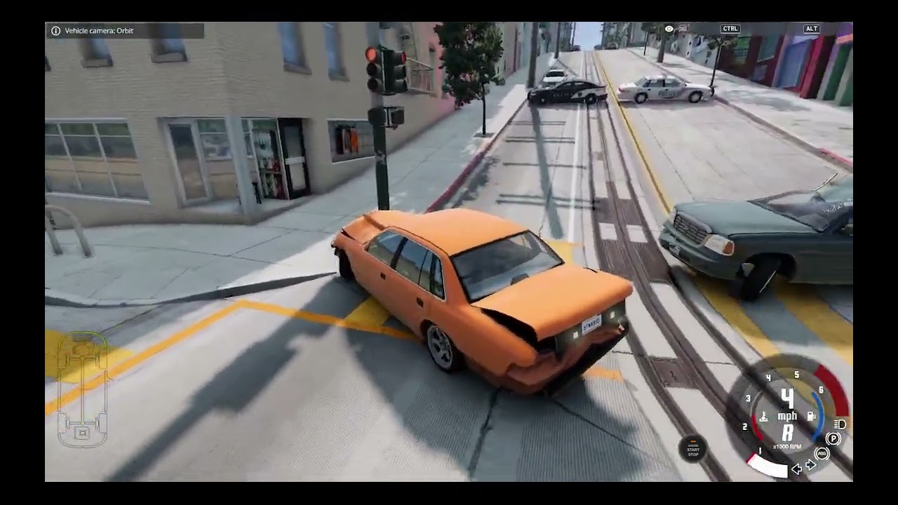 fast drift cars in police chase