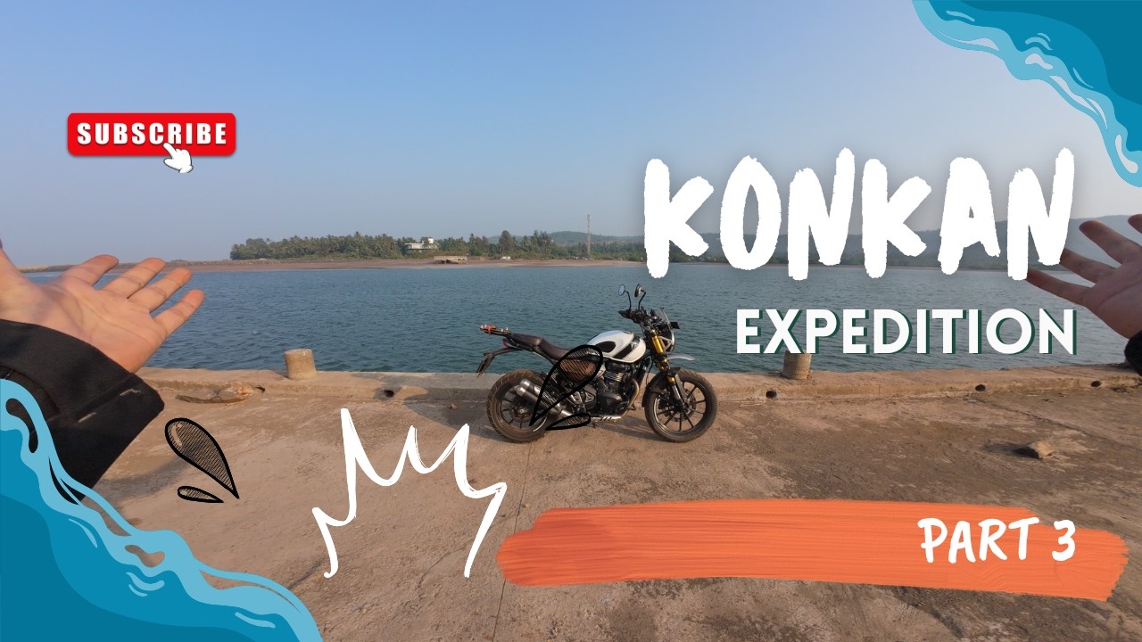 Konkan Expedition Part 3 🏍️🌊 | Dapoli to Murud | Harihareshwar | Coastal Ride