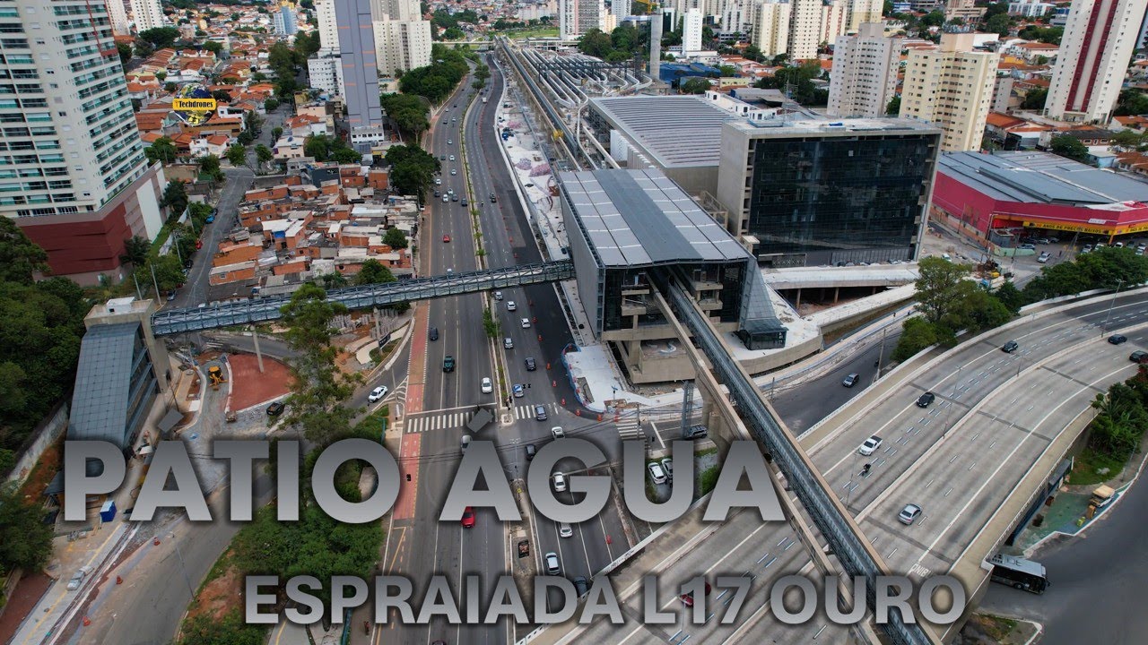 OBRAS LINHA 17 OURO PÁTIO ÁGUA ESPRAIADA NO PRIMEIRO DIA ÚTIL DO ANO 2026