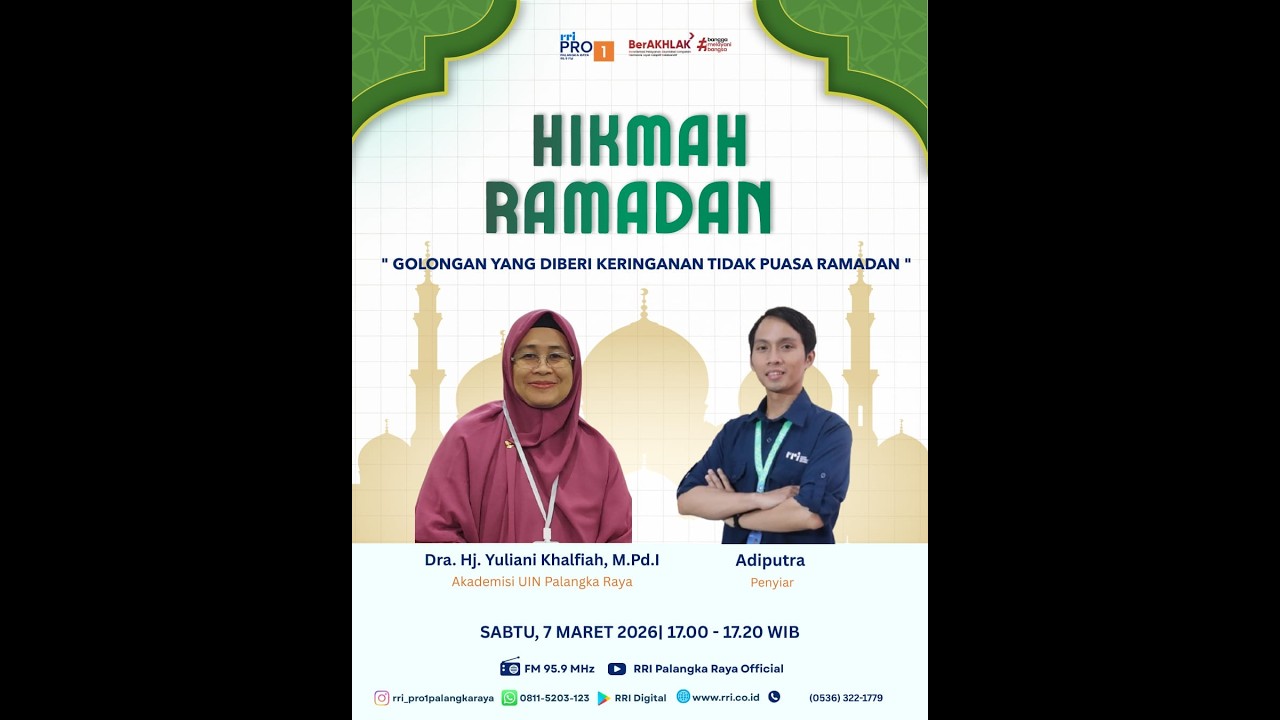HIKMAH RAMADAN, EDISI SABTU 07 MARET 2026