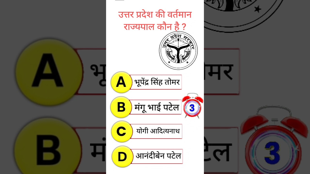 उत्तर प्रदेश के राज्यपाल कौन है ?Who is the Governor of Uttar Pradesh?#gk #shorts #trending #upsc