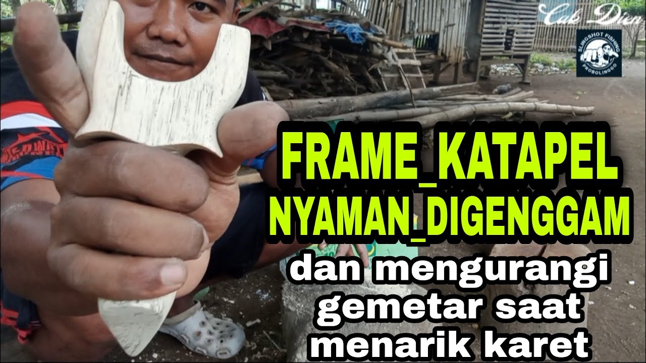 HANDMADE || CARA MEMBUAT FRAME KETAPEL IKAN ANTI GEMETAR NYAMAN DIGENGGAMAN TANGAN