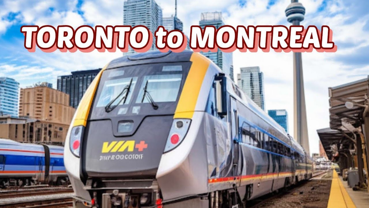 VIA Rail Canada:Toronto to Montreal FULL Scenic Train Journey (Economy Class)