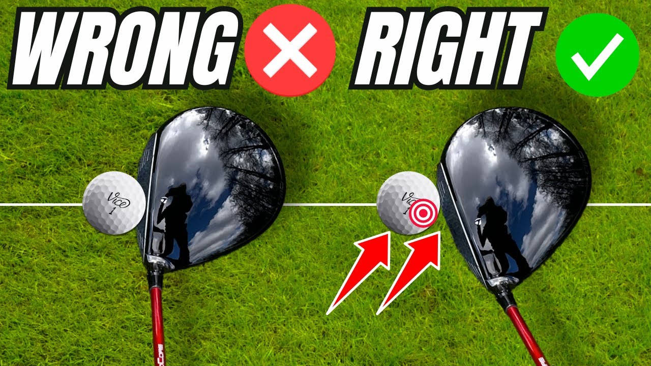 DO NOT SQUARE THE CLUB FACE AND START IT IS LIKE THIS INSTEAD!