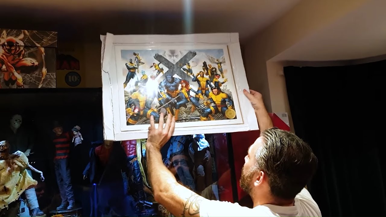 🔴 Alex's Man cave (room tour) - Marvel, DC, Comics, Movie, Anime, Collectibles