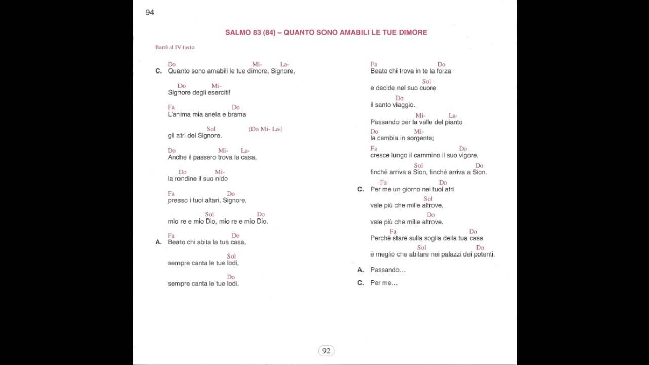 Quanto sono amabili le tue dimore - Kiko Argüello - Cammino neocatecumenale