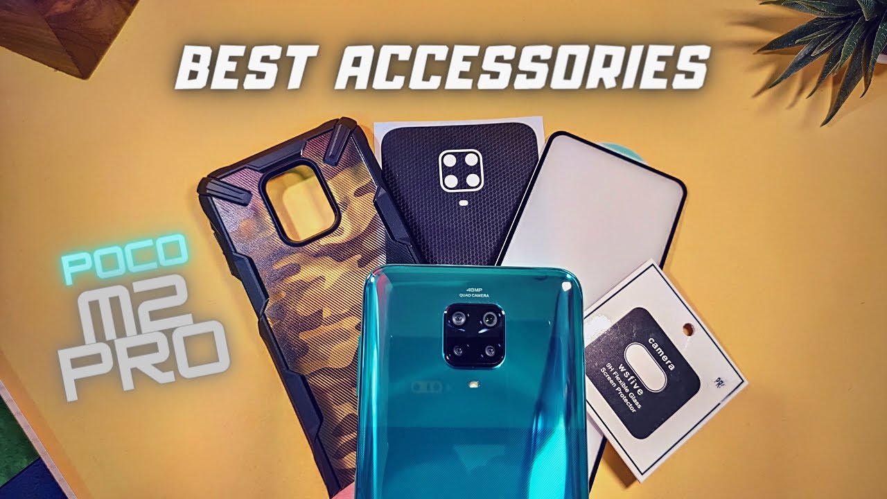 Best Accessories For Poco M2 Pro || cover,screen guard,skin,camera protector ||
