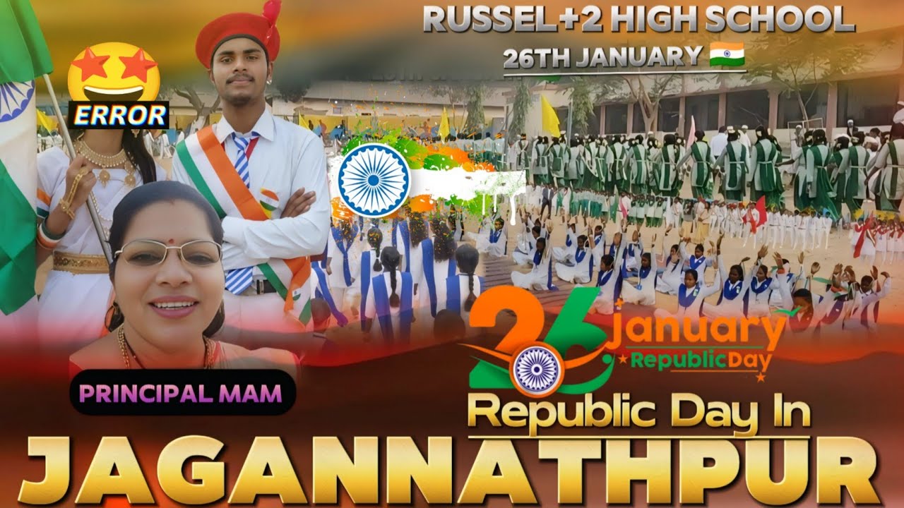 Republic day in Jagannathpur 2025|📍Govt.Russel +2 High School Jagannathpur | 26th january parade2025
