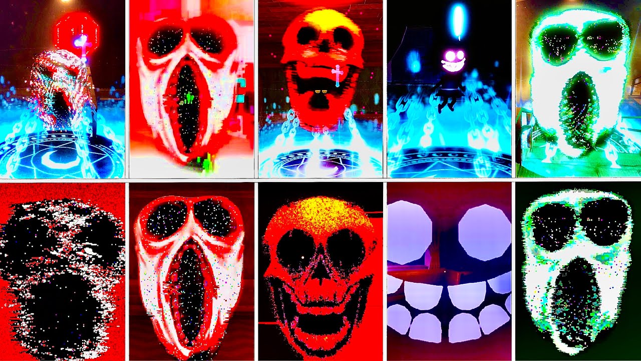 DOORS: All Crucifix USES ON ALL ENTITIES VS All JUMPSCARES | Roblox Doors