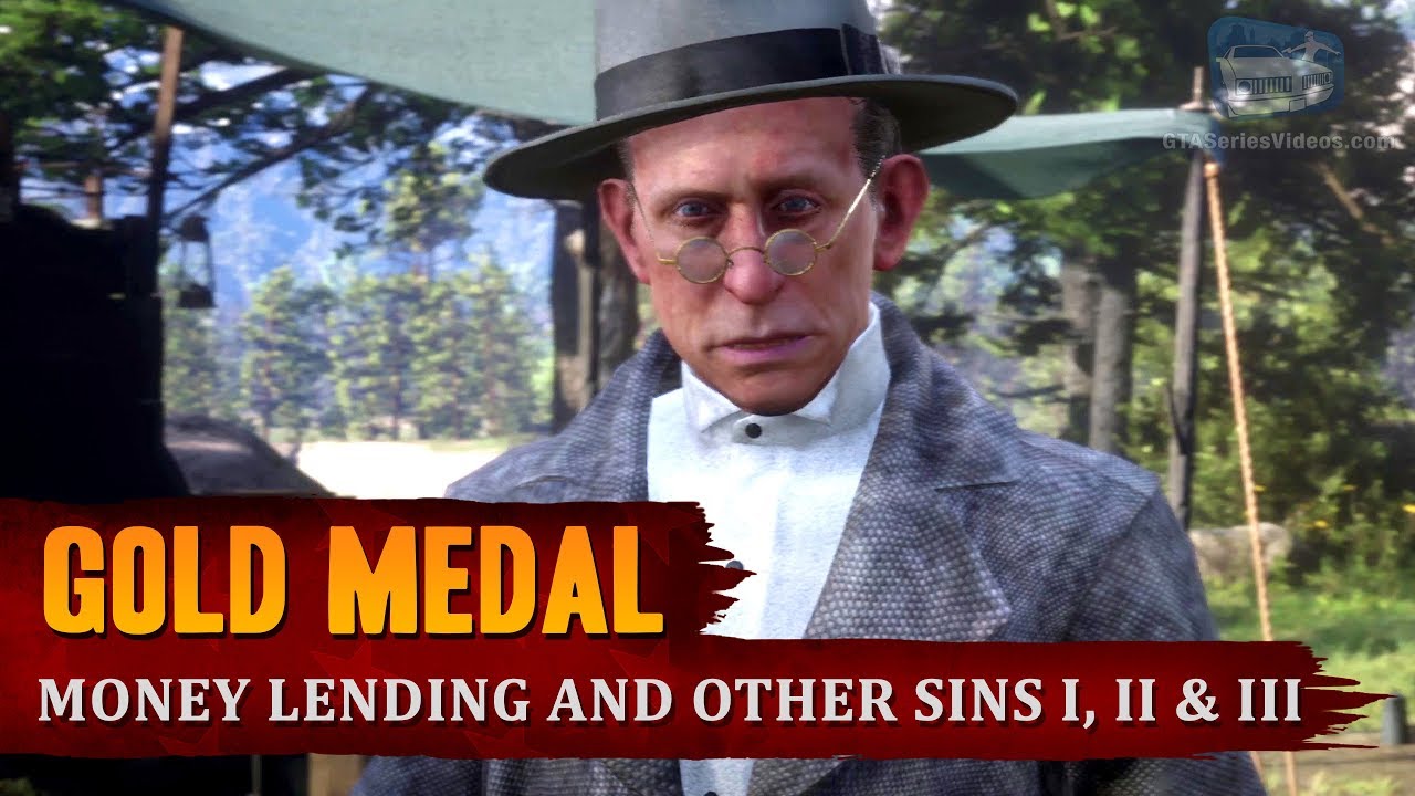 Red Dead Redemption 2 - Mission #14 - Money Lending and Other Sins I, II & III [Gold Medal]