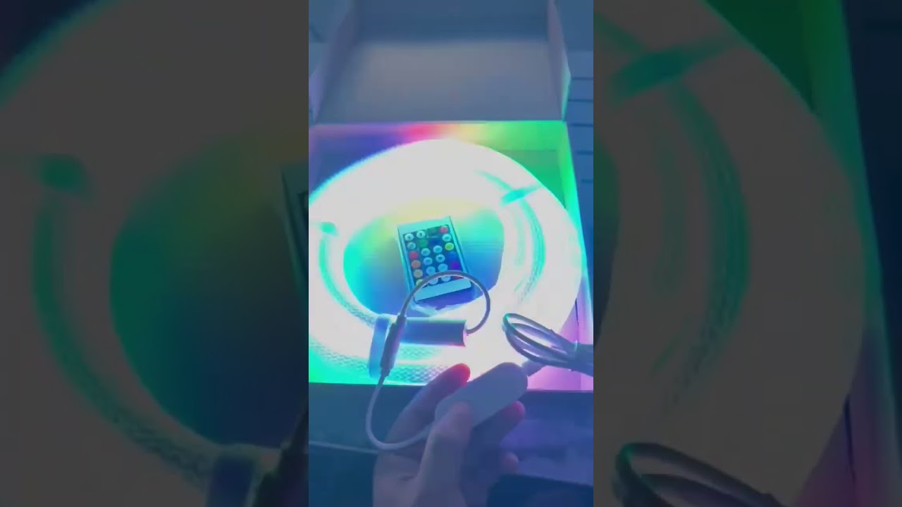 RGB led woven neon strip #led #light #lamp #lampara #ledstrip #ledbulb #ledtape #ledlight #light