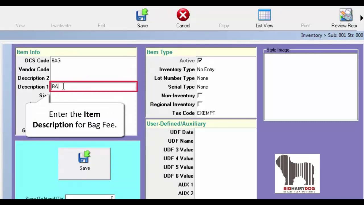 Adding a Bag Fee