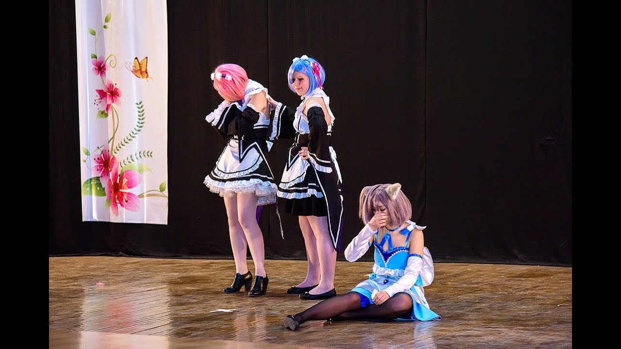 Косплей сценка - Re:Zero | Жизнь с нуля в альтернативном мире  |  Банзай Фестиваль Весна 2019 Бишкек