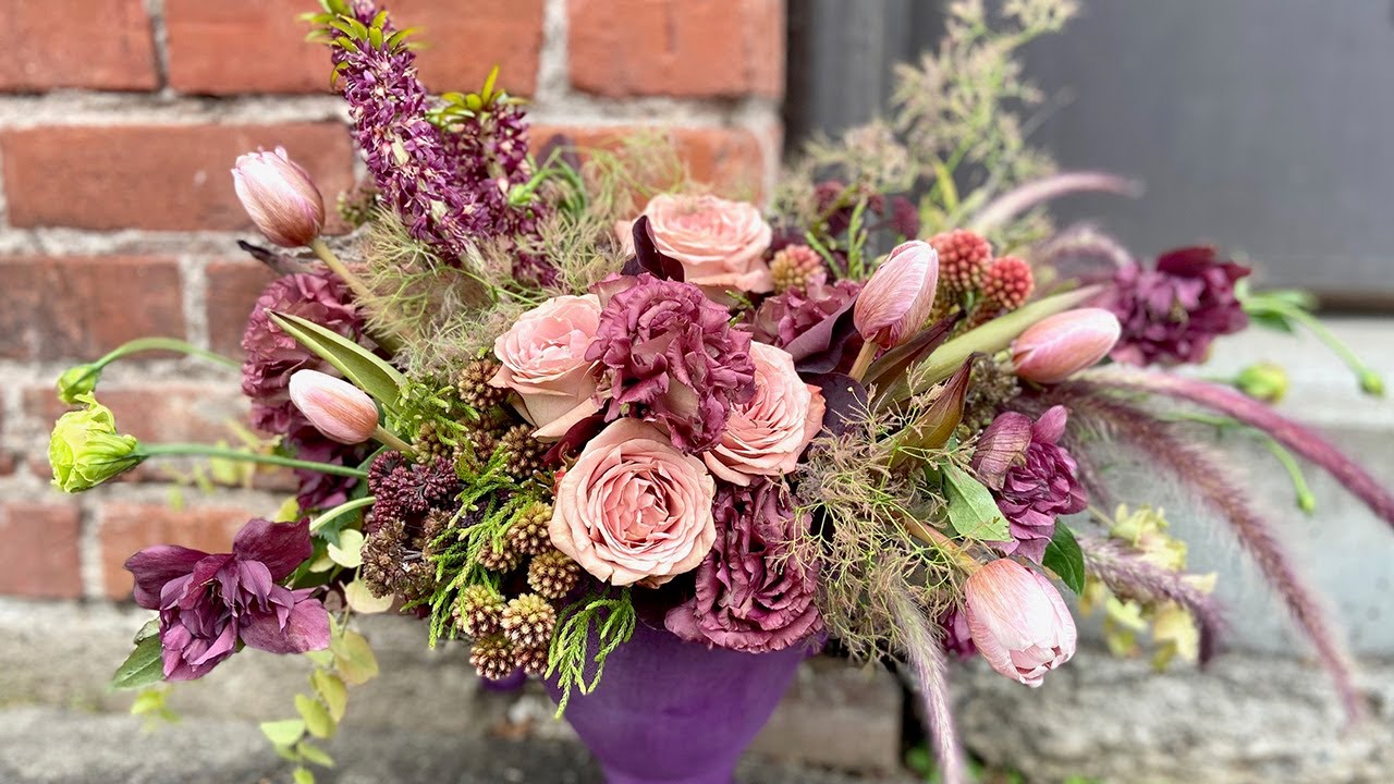 Autumn Floral Compote